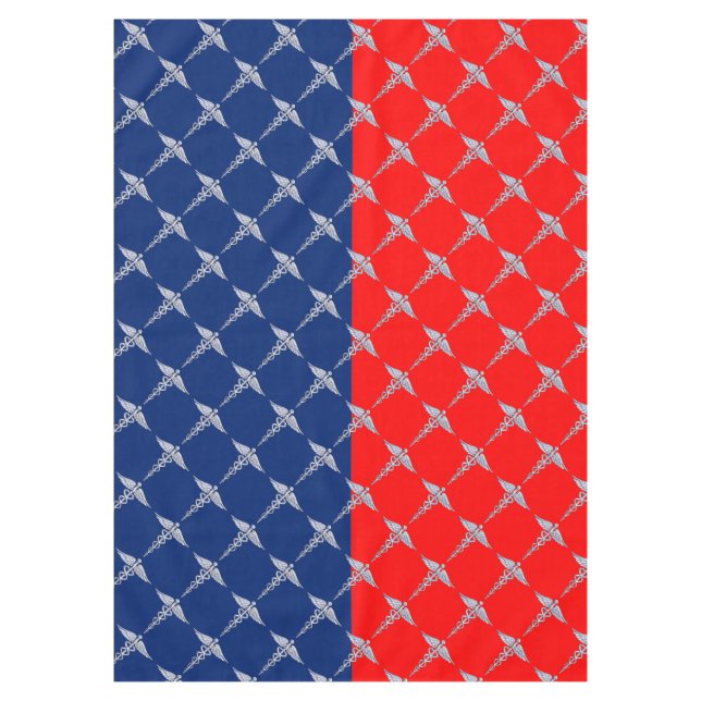 Toalha De Mesa Na moda Caduceus - Liga dos Símbolos Médicos (Frente)