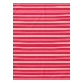 Toalha De Mesa Namorados Fitas de Vermelho e Rosa