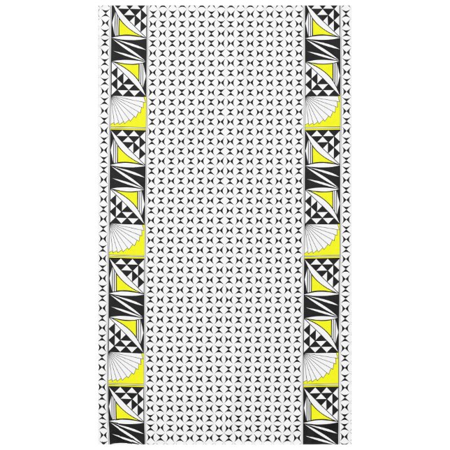 Toalha De Mesa nascente do sudoeste de 104" em amarelo (Frente)