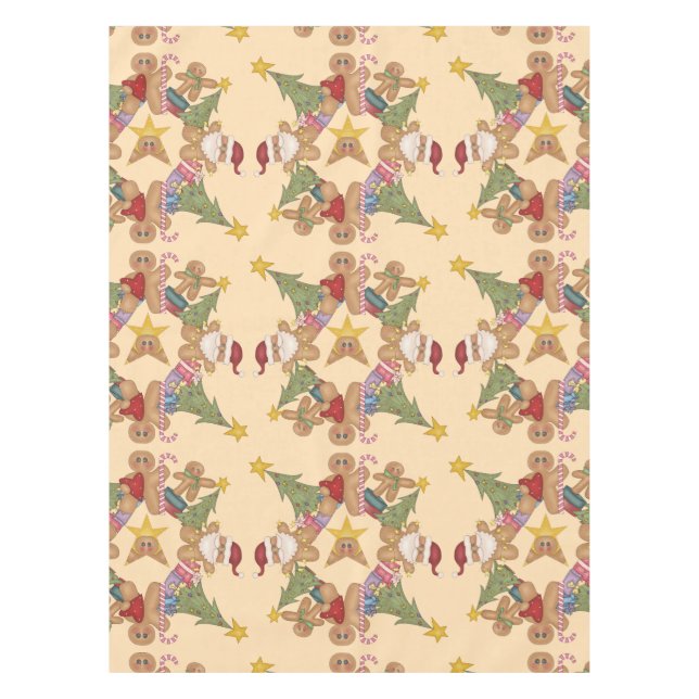 Toalha De Mesa Natal do pão-de-espécie (Frente)