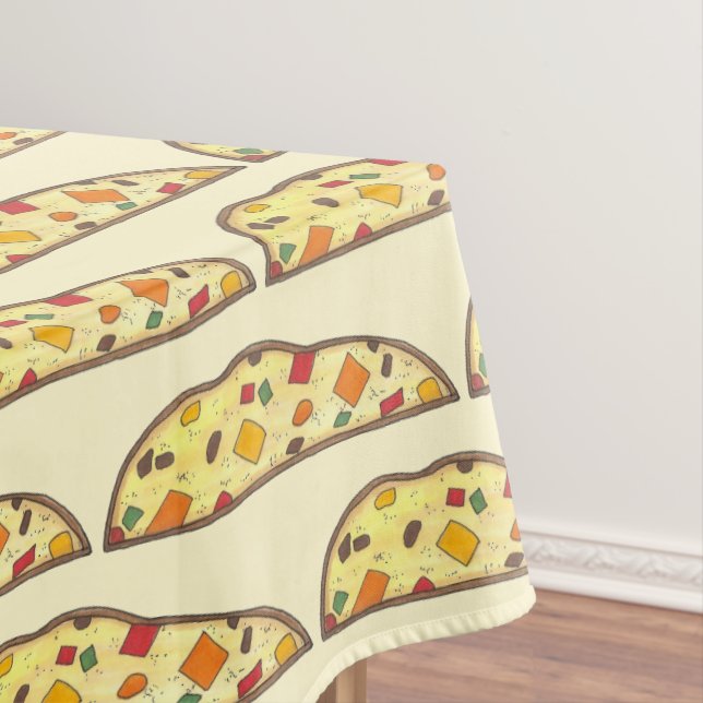 Toalha De Mesa Natal italiano Biscotti Feriado Xmas Foodie (Posição Original)