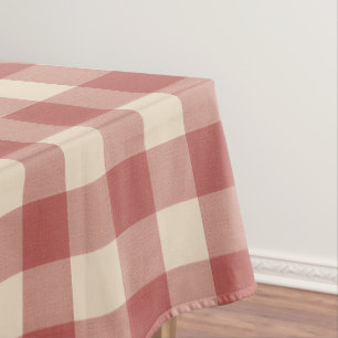 Toalha De Mesa Natal Moderno Rustic Red Gingham