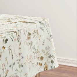 Toalha De Mesa Natal Rustic Botanical Wildflower