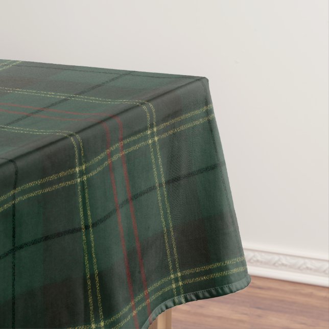 Toalha De Mesa Natal Xadrez Verde Clássico (Posição Original)