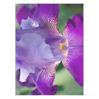 Toalha De Mesa Natureza Iris Brilhante / Foto Floral / Botânica