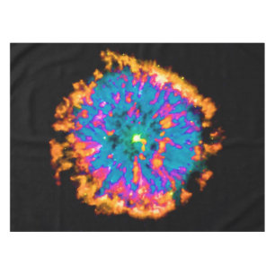 Toalha De Mesa Nebulosa Planetária NGC 6751 Pop Art Psicodélico