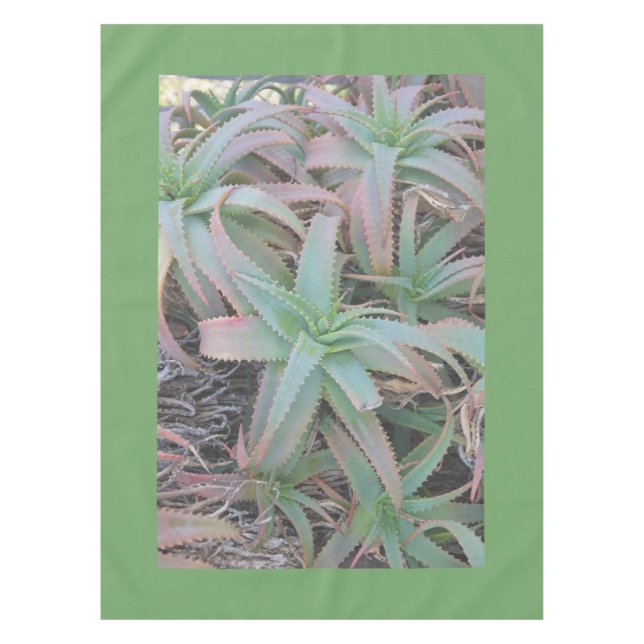 Toalha De Mesa Nevada suculenta (Frente)