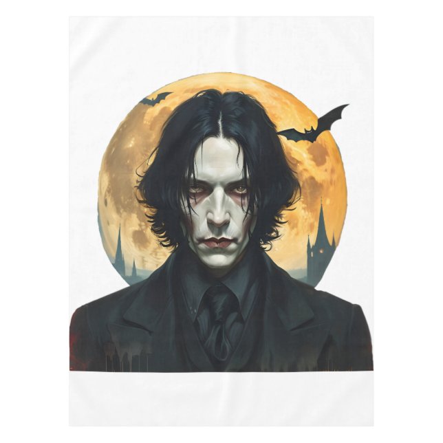 Toalha De Mesa Noite de Halloween - Ascensão de vampiro (Frente)