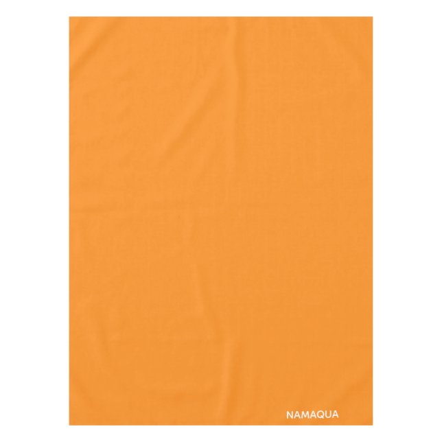 Toalha De Mesa Nome da cor laranja de Namaqua (Frente)