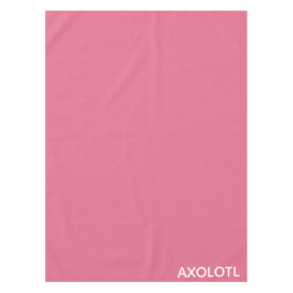 Toalha De Mesa Nome de cor rosa Axolotl