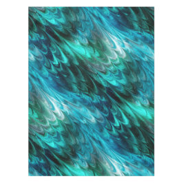 Toalha De Mesa nonpareil kelpie - verdes marmoreados: