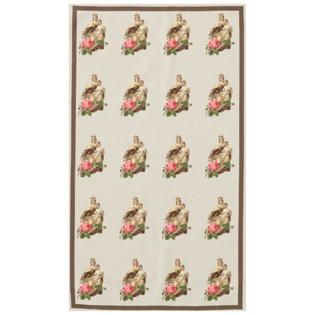 Toalha De Mesa Nossa Senhora do Monte Carmel Jesus Carmelite (Frente)