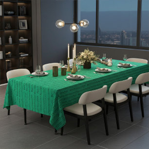 Toalha De Mesa Notas de "Desejamos a você um Feliz Natal"