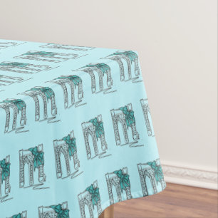 Toalha De Mesa Nova Iorque NYC Brooklyn Bridge Hanukkah Holiday