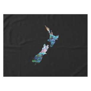 TOALHA DE MESA NOVA ZEALAND MAP PAUA PLACEMAT