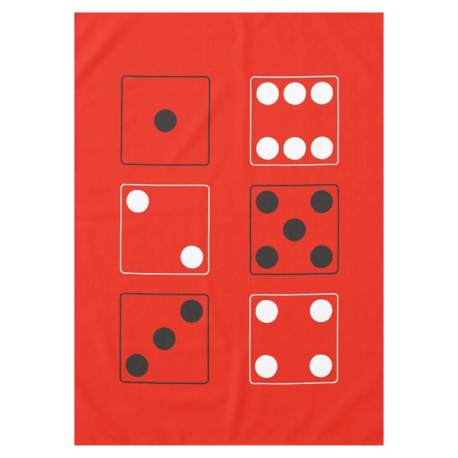 Toalha De Mesa Números de pílulas brancas pretas + sua traseira. (Frente)