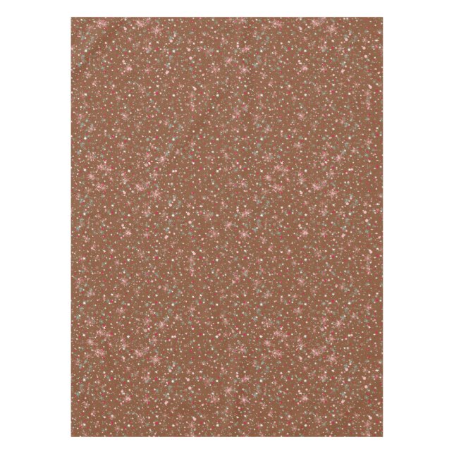 Toalha De Mesa Nutcracker Balé Brown Glitter (Frente)