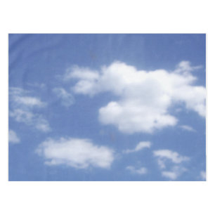Toalha De Mesa nuvens no céu azul