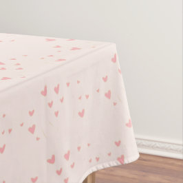 Toalha De Mesa O amor está no ar, corações cor-de-rosa