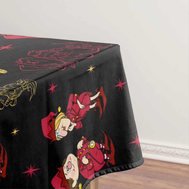 Toalha De Mesa O ANO SEM SANTA CLAUS™ | Padrão Elf (Posição Original)