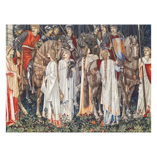 Toalha De Mesa O Armo e a Partida dos Cavaleiros  (Frente (Horizontal))