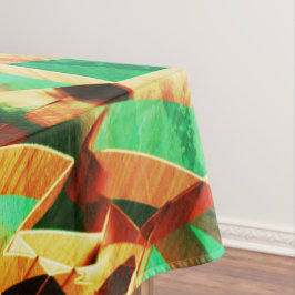 Toalha De Mesa O castanho passa por verde ou aquamarina