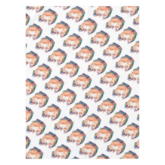 Toalha De Mesa O cochilo de inverno da Zoe (Frente)