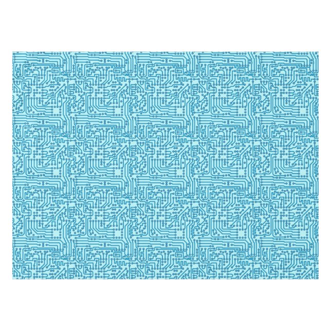 Toalha De Mesa O conselho de circuito eletrônico de Digitas (Frente (Horizontal))