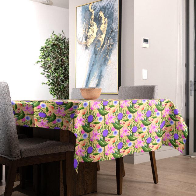 Toalha De Mesa O Jardim Secreto Da Holly E Dos Lírios Do Mar (Criador carregado)