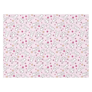 Toalha De Mesa o kawaii listra o teste padrão