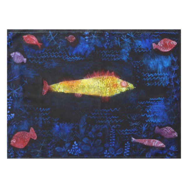 Toalha De Mesa O Peixe Goldfish, Paul Klee (Frente (Horizontal))