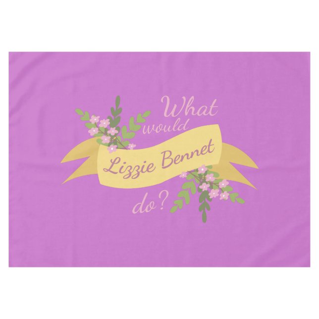 Toalha De Mesa O Que Lizzie Bennet Faria? II (Frente (Horizontal))