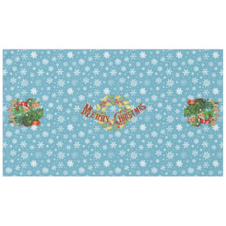 Toalha De Mesa Obtendo A Árvore De Natal