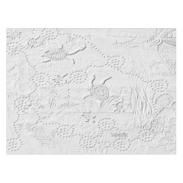 Toalha De Mesa Oceana Emboscada Tablecloth de Arte Aboriginal