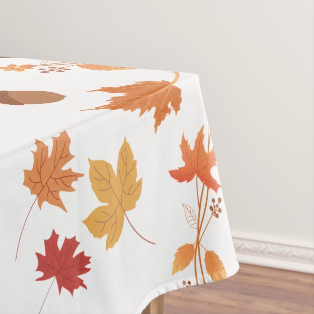 Toalha De Mesa Olá, outono deixa padrões sem costura (Posição Original)