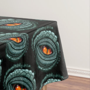 Toalha De Mesa Olho de Predador Réptil Primitivo