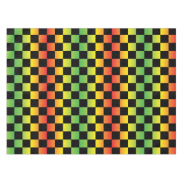 Toalha De Mesa Ombre Verde Amarelo Vermelho Verificado