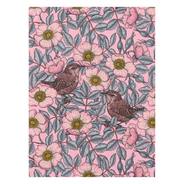 Toalha De Mesa Ondas nos rosas (Frente)