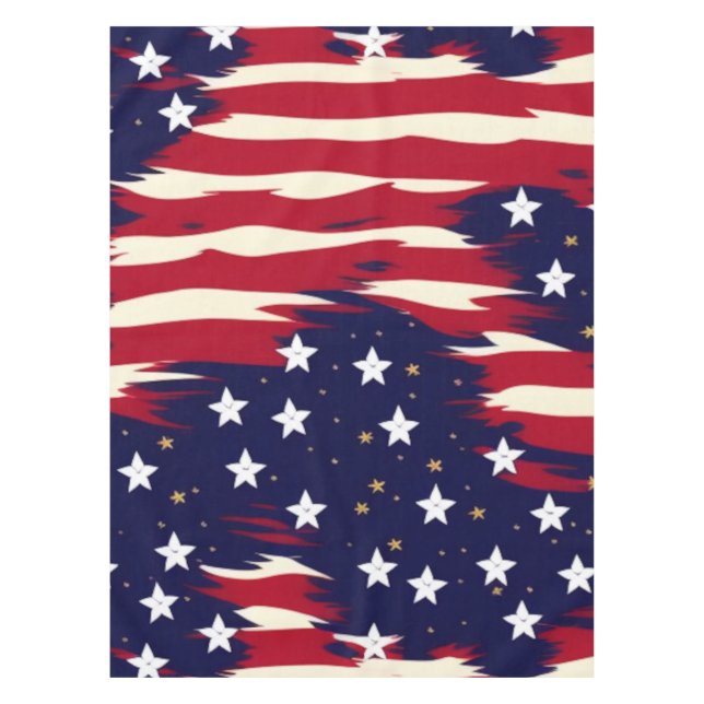 Toalha De Mesa Ondas Patriotas (Frente)