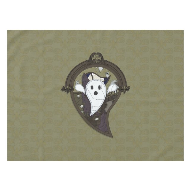 Toalha De Mesa Ooh, o Ghost Tablecloth (Frente (Horizontal))