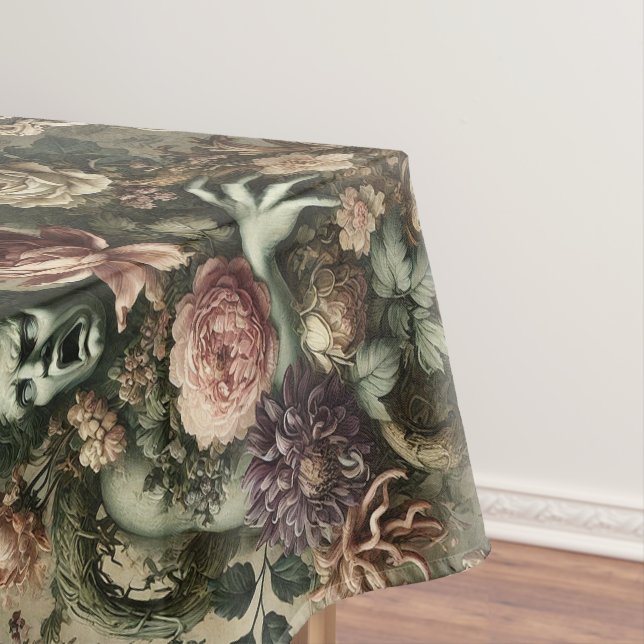 Toalha De Mesa Opulência Óptica - Impressão Gótica Grande (Posição Original)