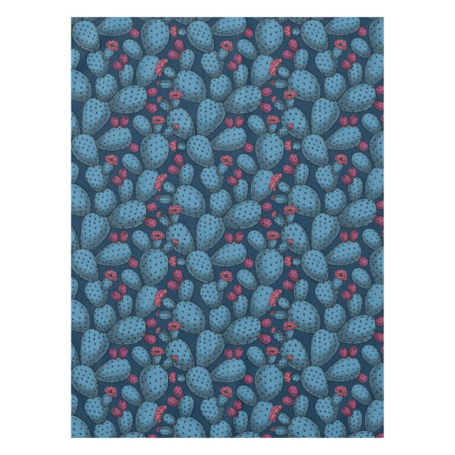 Toalha De Mesa Opuntia florescente (Frente)