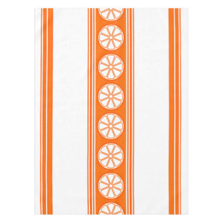 Toalha De Mesa Orange Luxury Jacquard Stripes