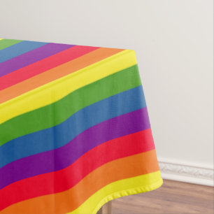 Toalha De Mesa Orgulho gay de Sinalizador Arco-Íris Colorido