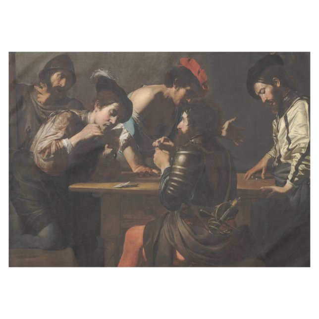 Toalha De Mesa Os Cheats, Soldados Mercenários Jogando Cartões (Frente (Horizontal))