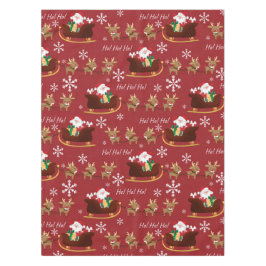 Toalha De Mesa Os papais noeis estão chegando como padrão