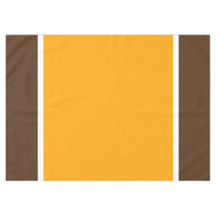 Toalha De Mesa Ouro Branco Amarelo-escuro Cacau Castanho Stripes