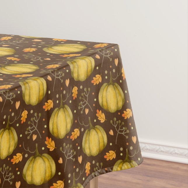 Toalha De Mesa Ouro Pumpkins Tablecloth (Posição Original)