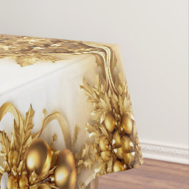 Toalha De Mesa Ouro sai da mesa de Natal
