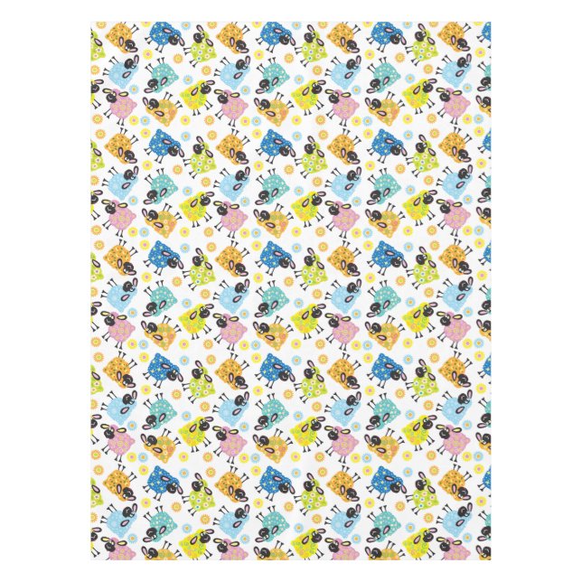 Toalha De Mesa ovelha decorativa (Frente)